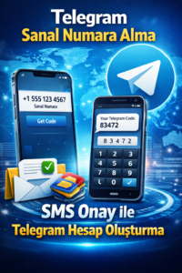 Telegram sanal numara alma yöntemleriyle sms onay alabilir, telegram numara alma sürecini hızlandırabilir ve telegram hesap oluşturma işlemini güvenli şekilde tamamlayabilirsiniz.